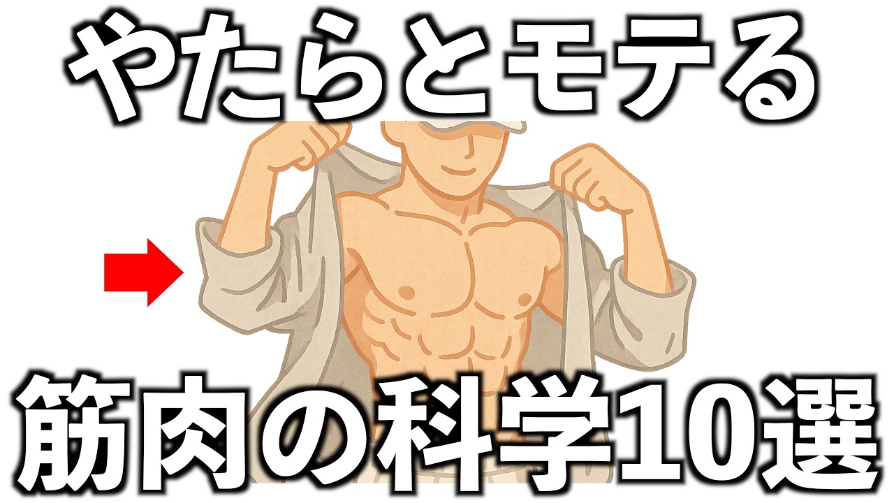 【遺伝子レベルでモテる】本当にかっこいい筋肉の科学10選