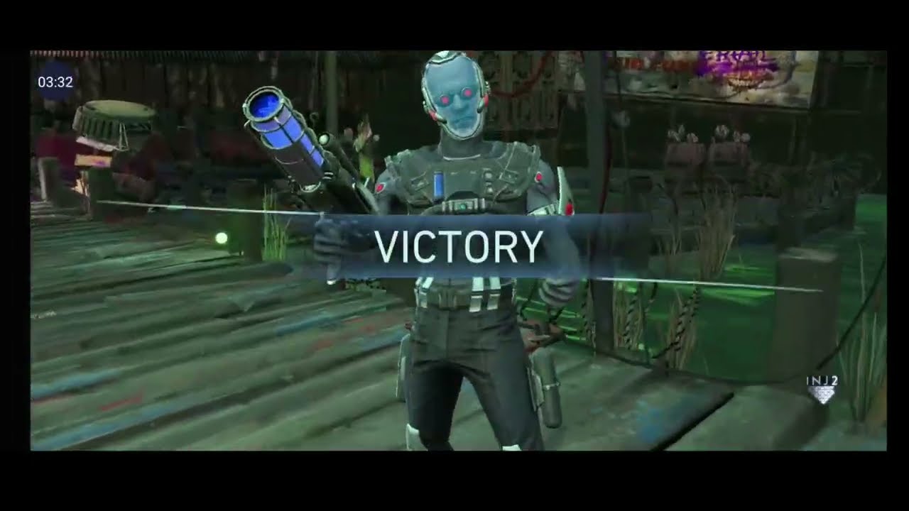Mr. Freeze one-shot of Heroic 7 T5 SSHQ using F2P artifacts - Dark Nights - Injustice2Mobile