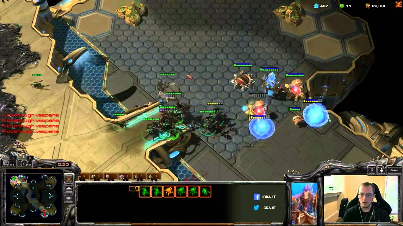 SC2 HOTS: Idra rage