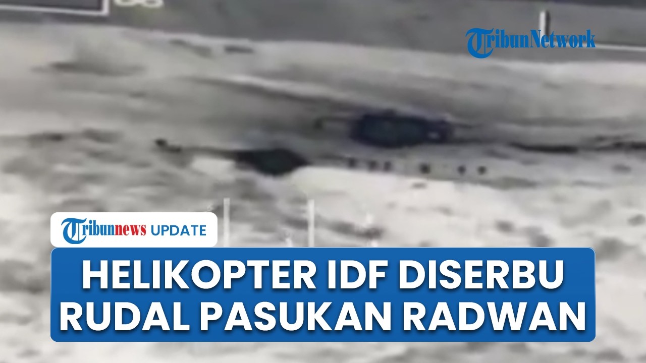 Detik-detik Helikopter Israel Coba Menyusup ke Lebanon Timur, Berondongan Rudal Hantam IDF