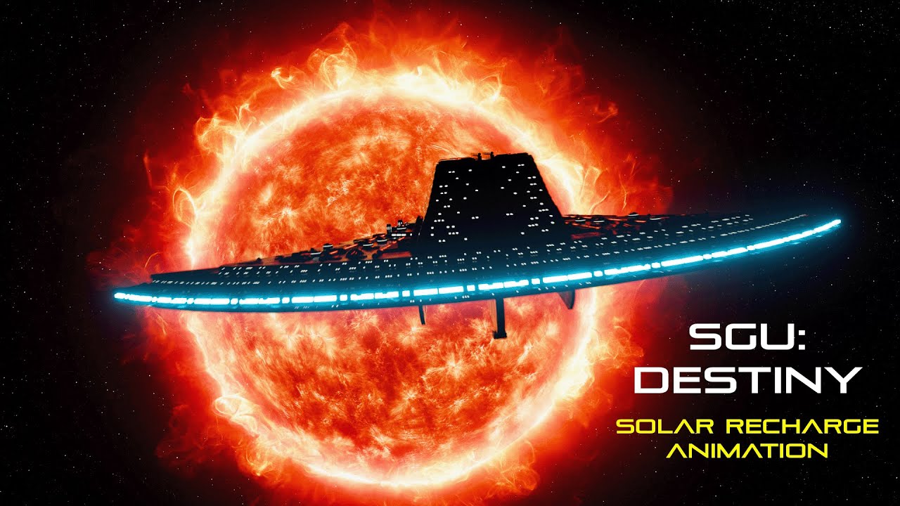 Stargate Universe: Destiny Star Dive (Restored) | 4K Blender Cinematic