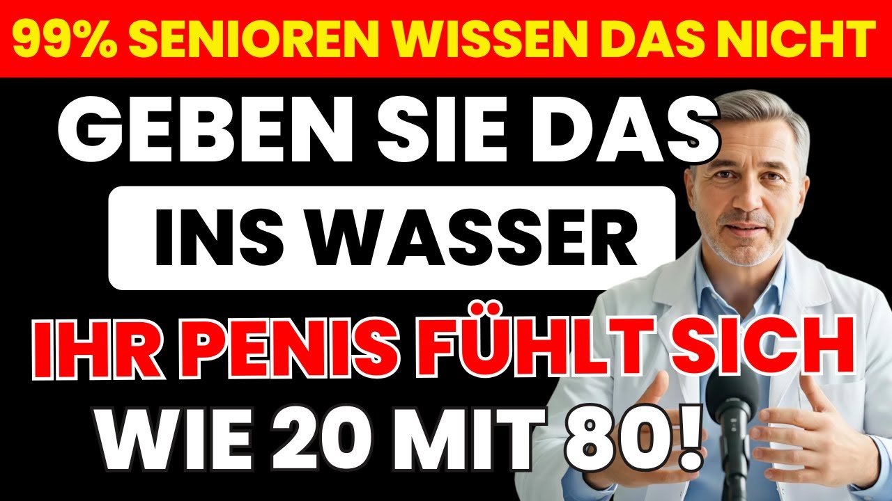 Viele trinken Wasser falsch &ndash; dieses Mineral pusht deinen Blutfluss sofort | Senioren Gesundheit
