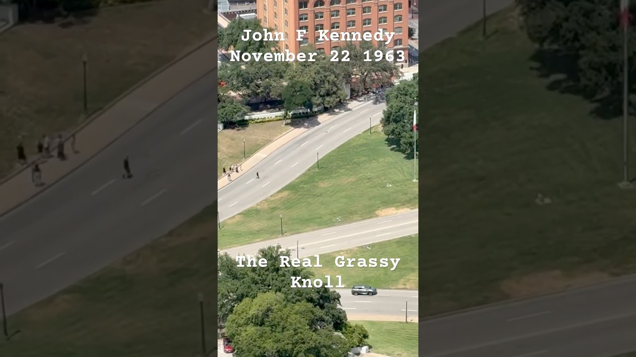 JFK Grassy Knoll.         The clearest video of the scene #jfkconspiracy #jfk Dallas #thegrassyknoll