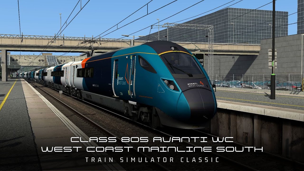 Class 805 Avanti West Coast - WCML South Train Simulator Classic
