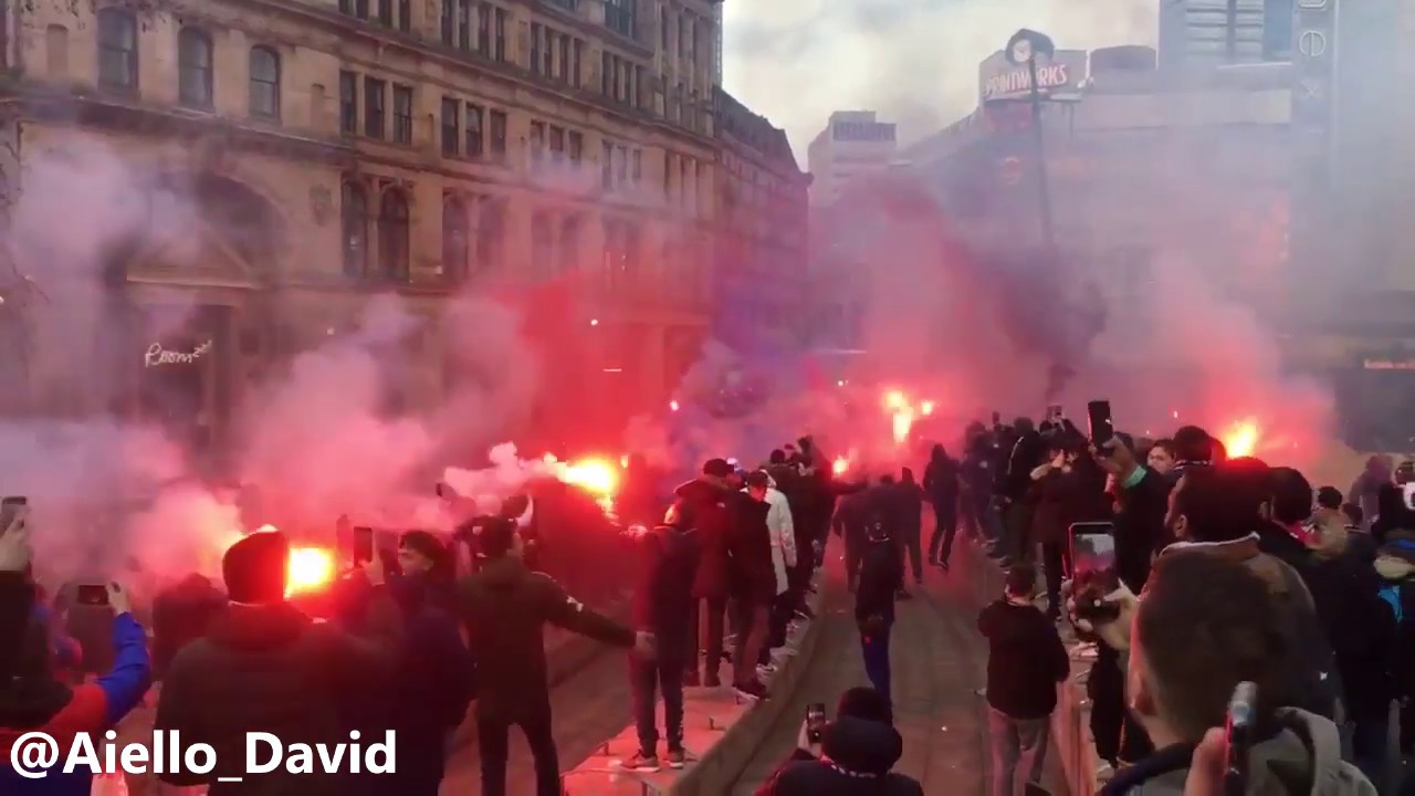 Ultras parisiens on tour Manchester ! (12/02/2019)