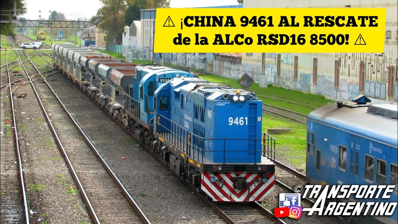 ⚠️ ¡¡CRRC 9461 AL RESCATE de la ALCO RSD16 8500 y el R72 de SAN JUSTO!! - 11/09/24