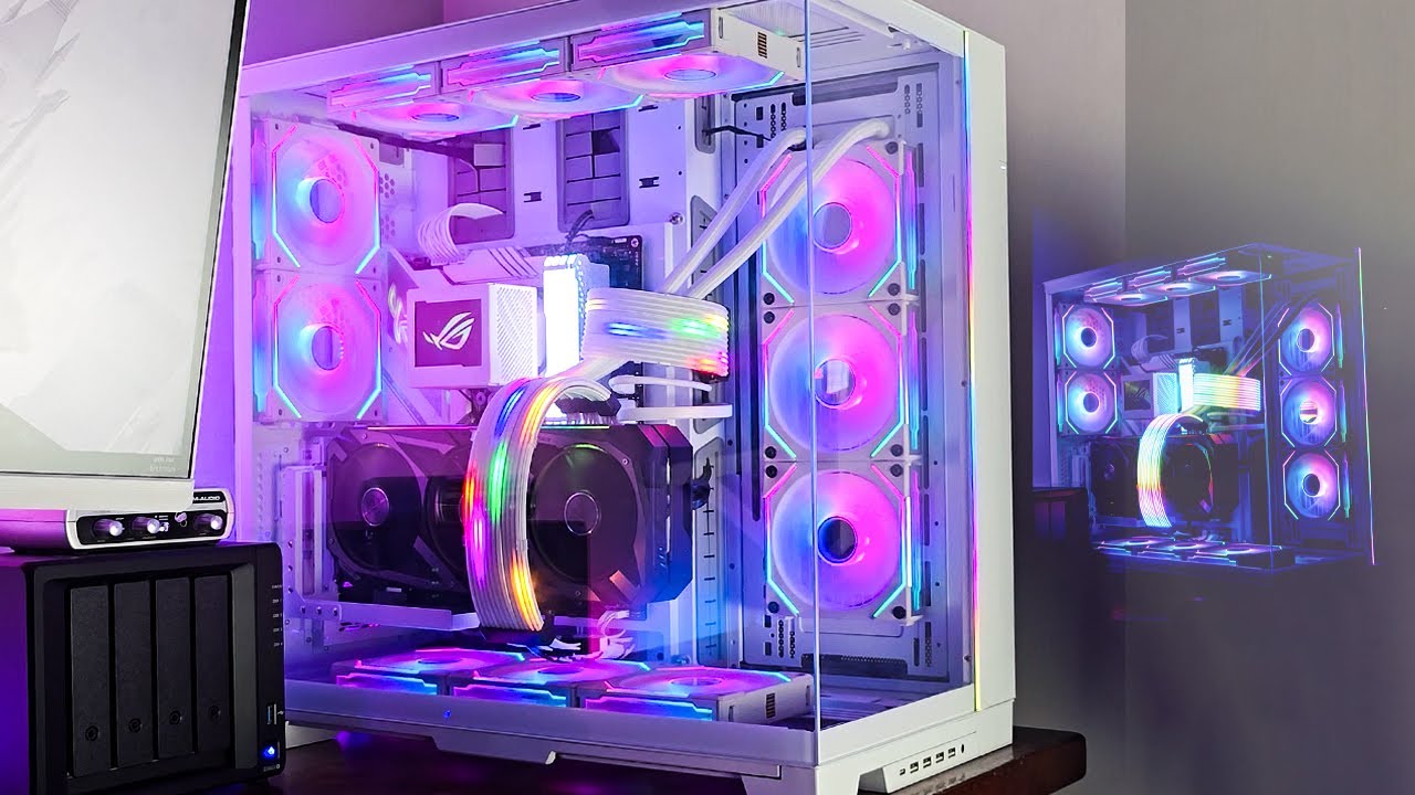 ASUS ROG WHITE 4K GAMING PC BUILD 2024 I STRIX RTX 3090 - INTEL i7-14700K - O11 DYNAMIC EVO XL