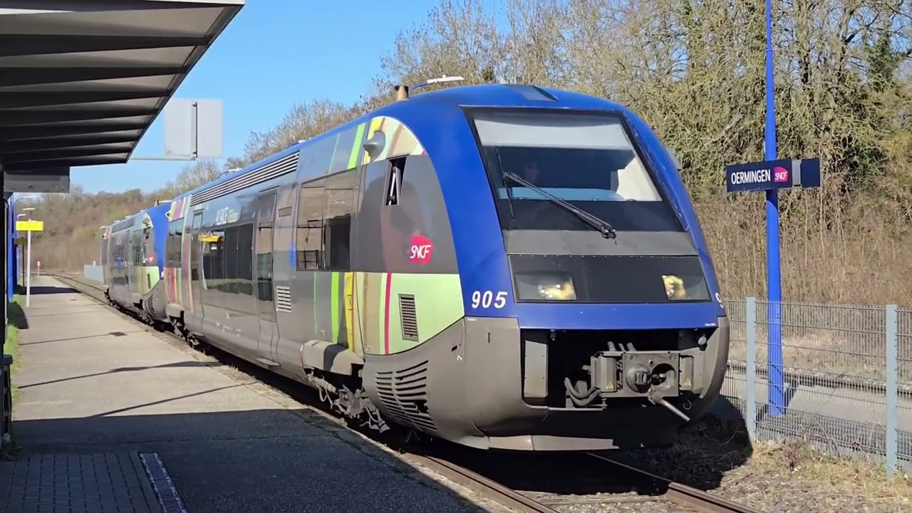 TER 200 - IPCS - X73900 - FRET - TGV en Alsace et en Moselle - Berthelming, Limersheim,Vendenheim...
