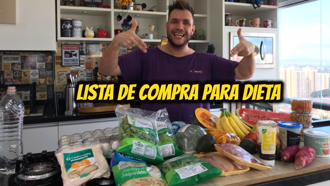 LISTA DE COMPRAS PARA DIETA - PROJETO 120 DIAS ALEX GRANIG