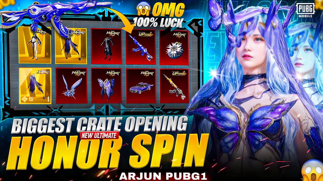 OMG! NEW HONOR HERMIT’S Blessing &ACE32 UPGRADE ULTIMATE SET😱| BIG CREATE OPENING #pubgmobile #pubg 