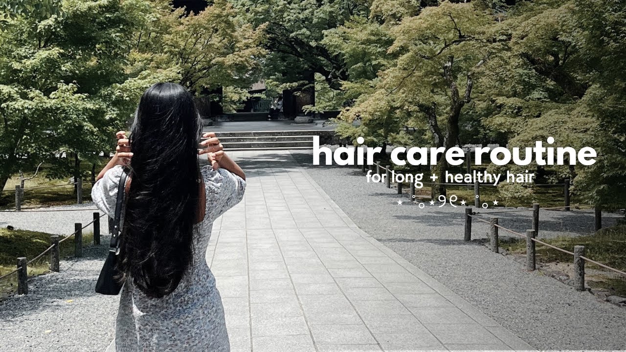 my haircare routine for soft, healthy, and shiny hair