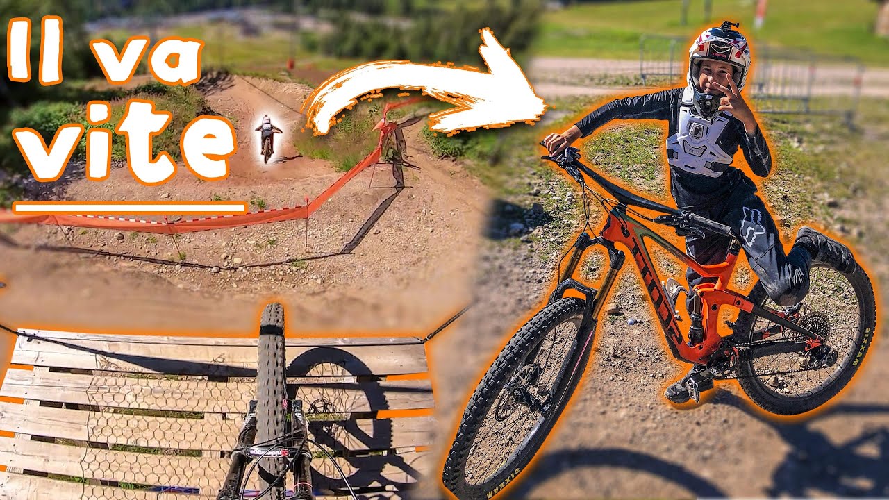 14 ans et il est plus fort que moi en VTT !