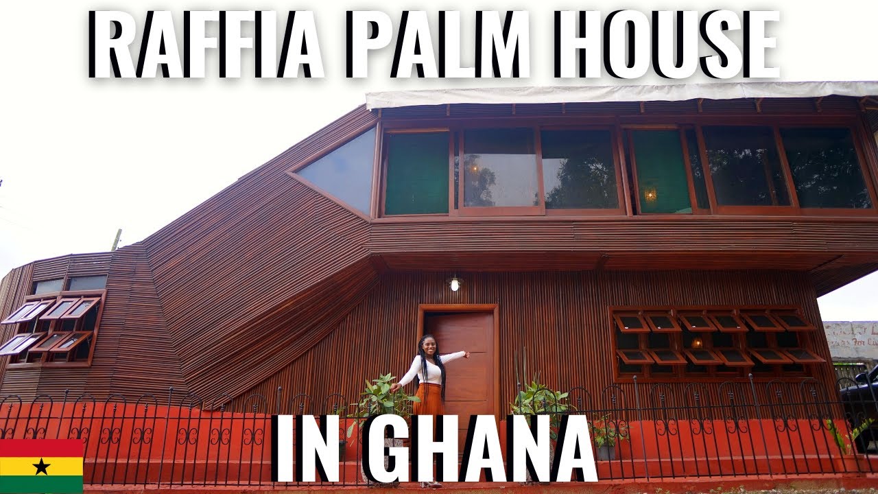 She builds affordable homes in Ghana using raffia palm | Real Estate in Ghana | Sustainable homes
