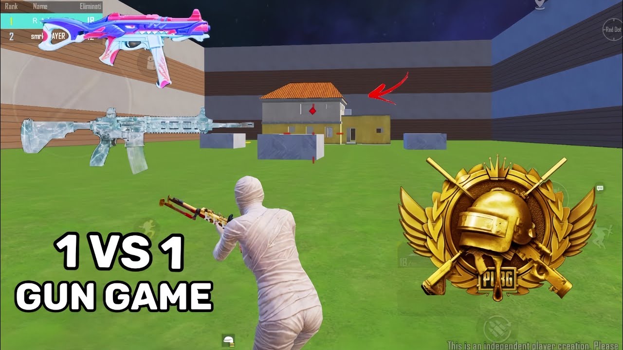 1vs1 GUN GAME DEATH MACH 😱 Pubg mobile