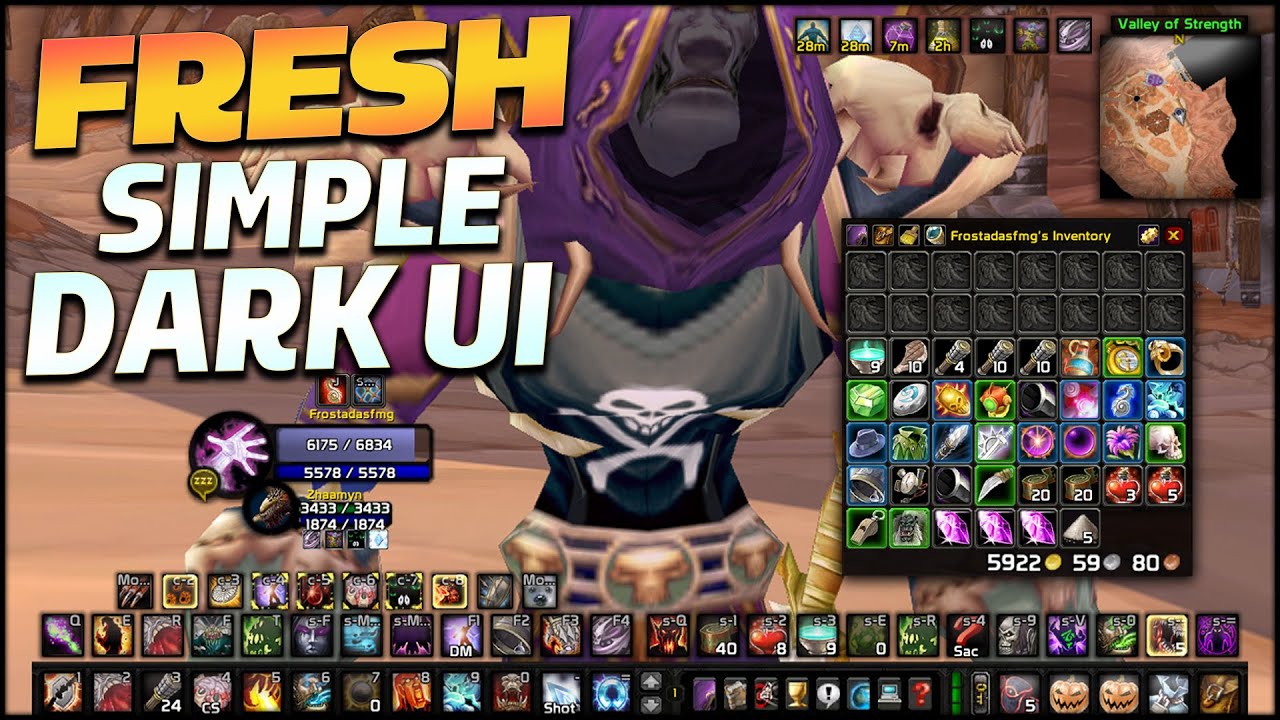 FRESH ADDON PACK SIMPLE UI CLASSIC WOW