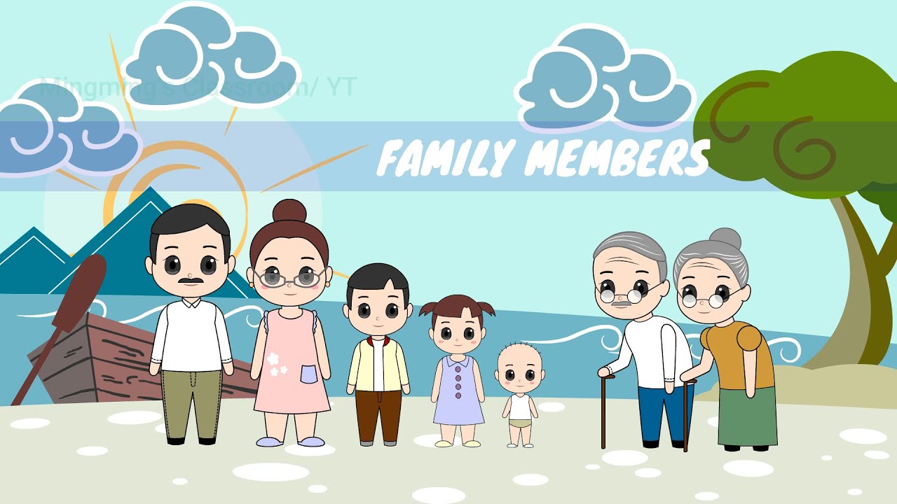 FAMILY MEMBERS | English to TAGALOG/FILIPINO | Mingming's Classroom