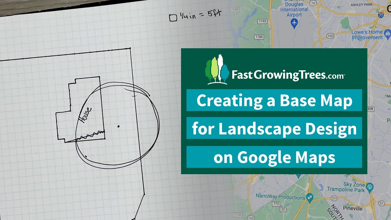 How to Create a Base Map on Google Maps for Landscape Design