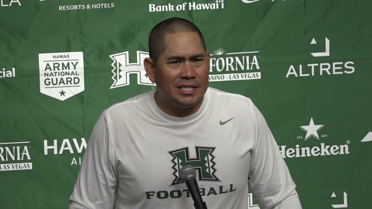 Hawaii Football Postgame Press Conference vs. Fresno State