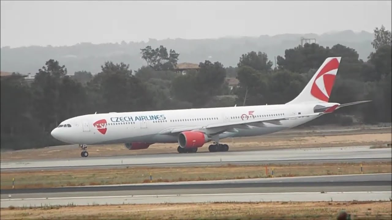 END OF ERA, CZECH AIRLINES (1923-2024), 5th Oldest Airline, Airbus A330, my only spotted plane