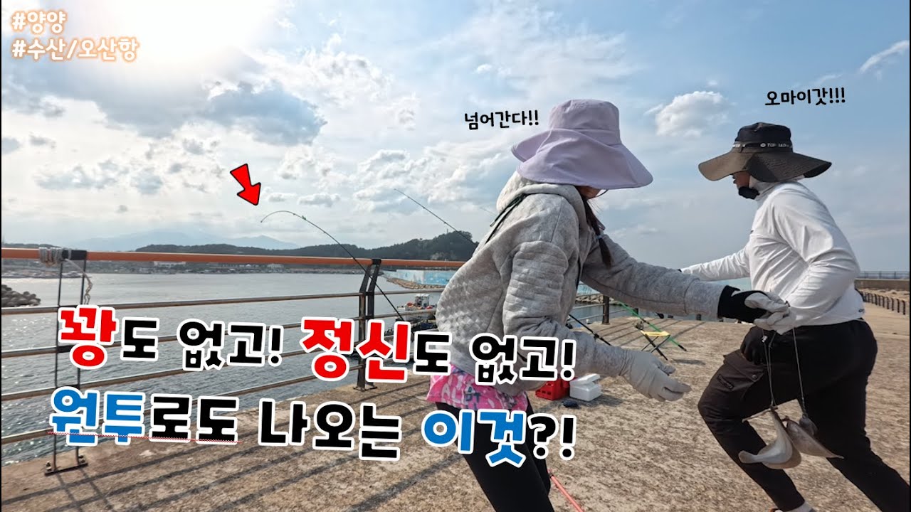 꽝 없기로 유명한 포인트! 이게 원투낚시로도 나옵니다!!