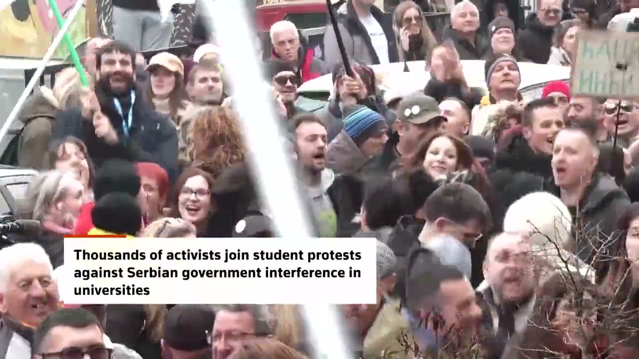 Students rally against university pressure in Serbia | REUTERS