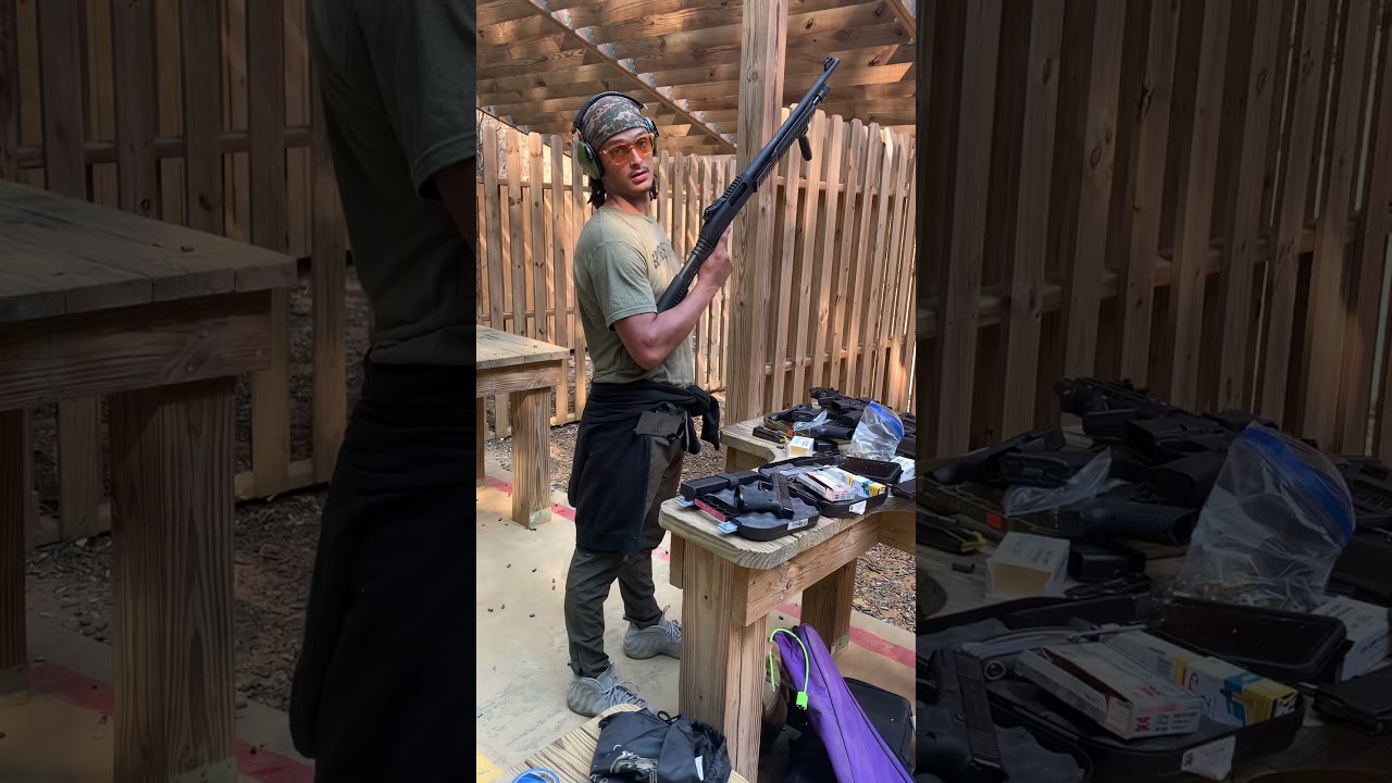 SDS Imports P3 Pump Shotgun 5+1 at the Range #shooting #shorts
