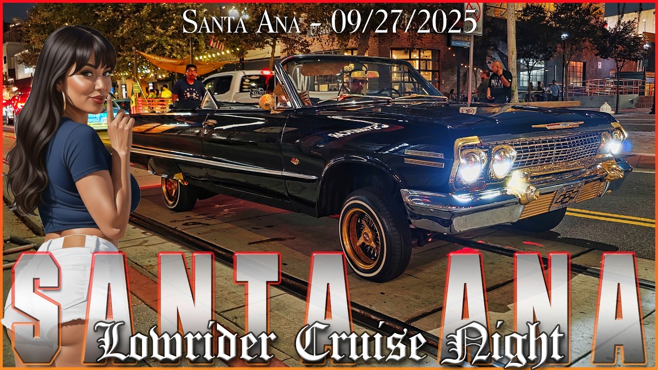 Cruising 4th Street | Santa Ana Lowrider Night