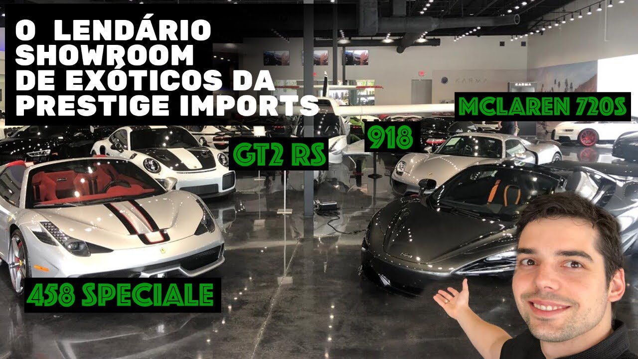 O LENDÁRIO SHOWROOM DA PRESTIGE IMPORTS MIAMI | Top Speed