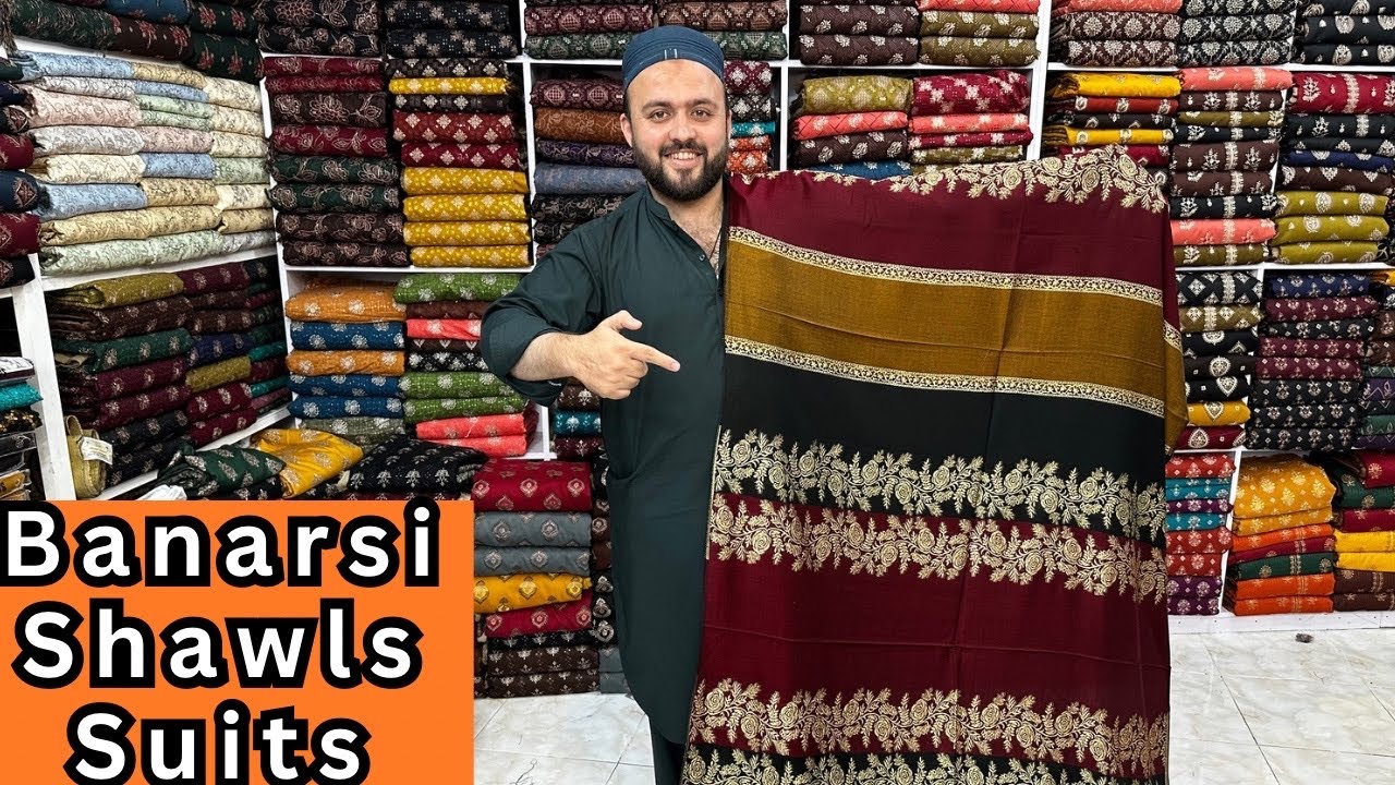 Banarsi Wool Shawls Winter Dresses! New Arrival Embroidered Marina Dresses! Best Price Winter Suits
