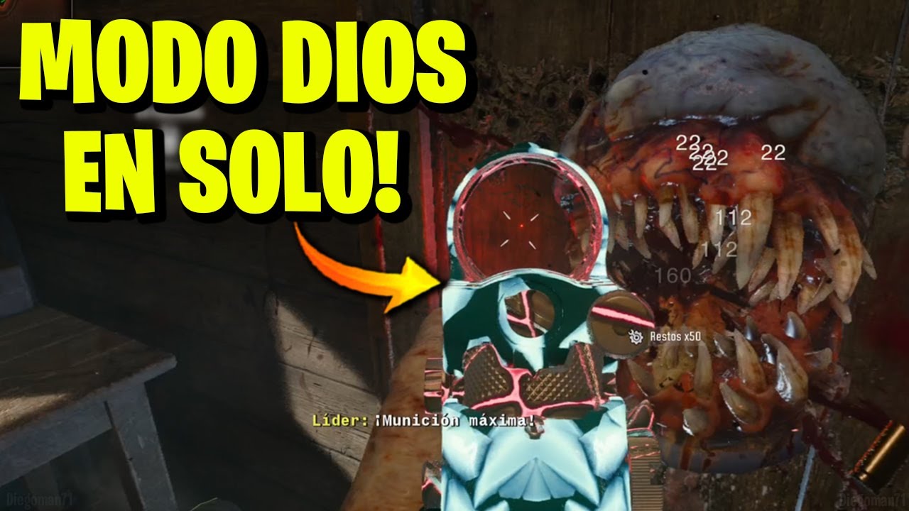 MODO DIOS EN SOLO❗ FARMEA CAMUFLAJES y CHICLES - BLACK OPS 6 ZOMBIES