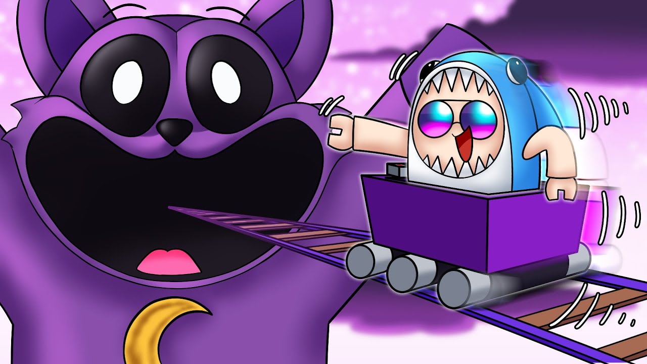 นั่งรถไฟหา CatNap | Roblox : Cart ride into Catnap!