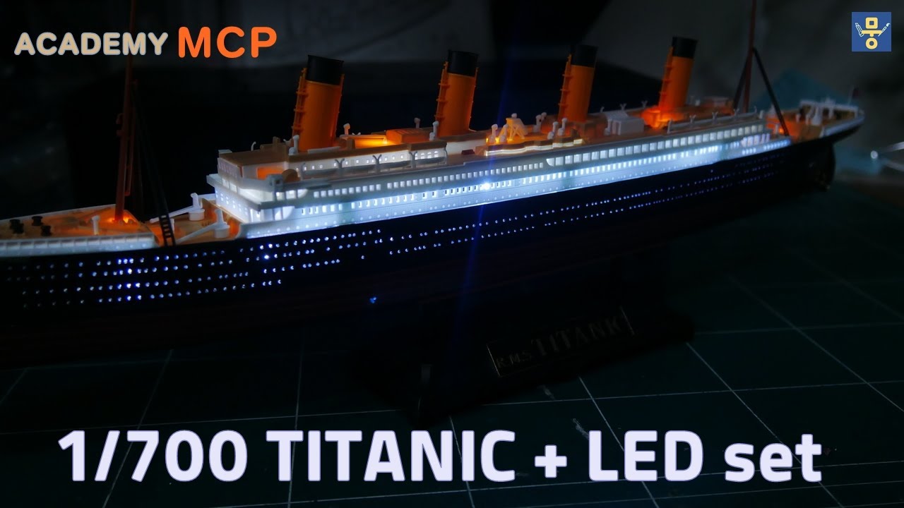 [아카데미 MCP] 1/700 LED set 타이타닉 만들기 // 불을 켜지면 감동이 다가오는 느낌