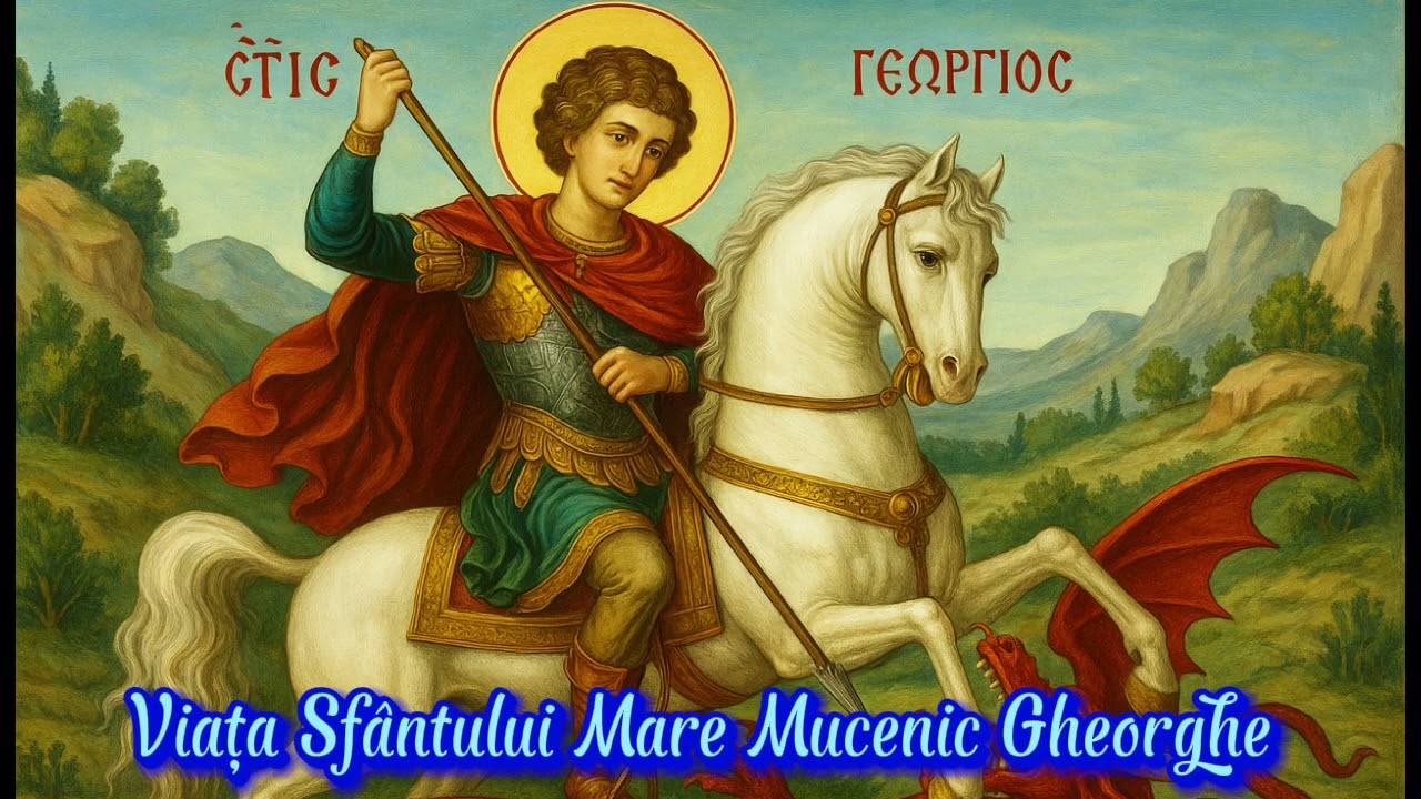 🔥 Viața Sfântului Mare Mucenic Gheorghe | Purtătorul de Biruință ✝️ Erou al credinței pentru Hristos