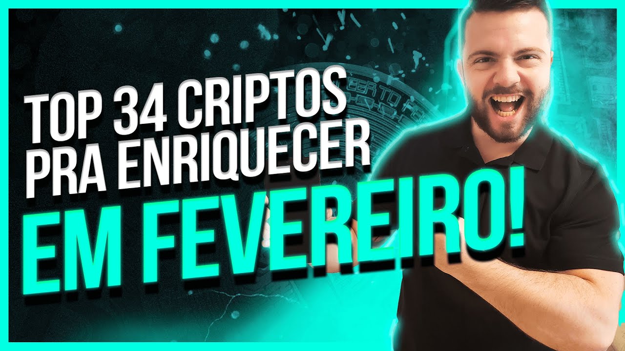 TOP 34 CRIPTOS PROMISSORAS PARA FEVEREIRO 2022 LUCRE NA BAIXA
