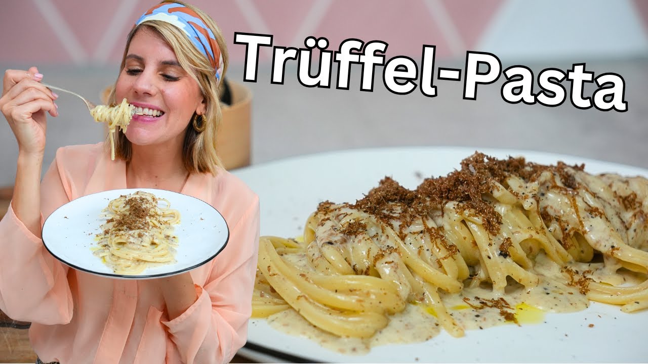Nudeln mit Tr&uuml;ffel Rezept | 10 min Rezept | Felicitas Then