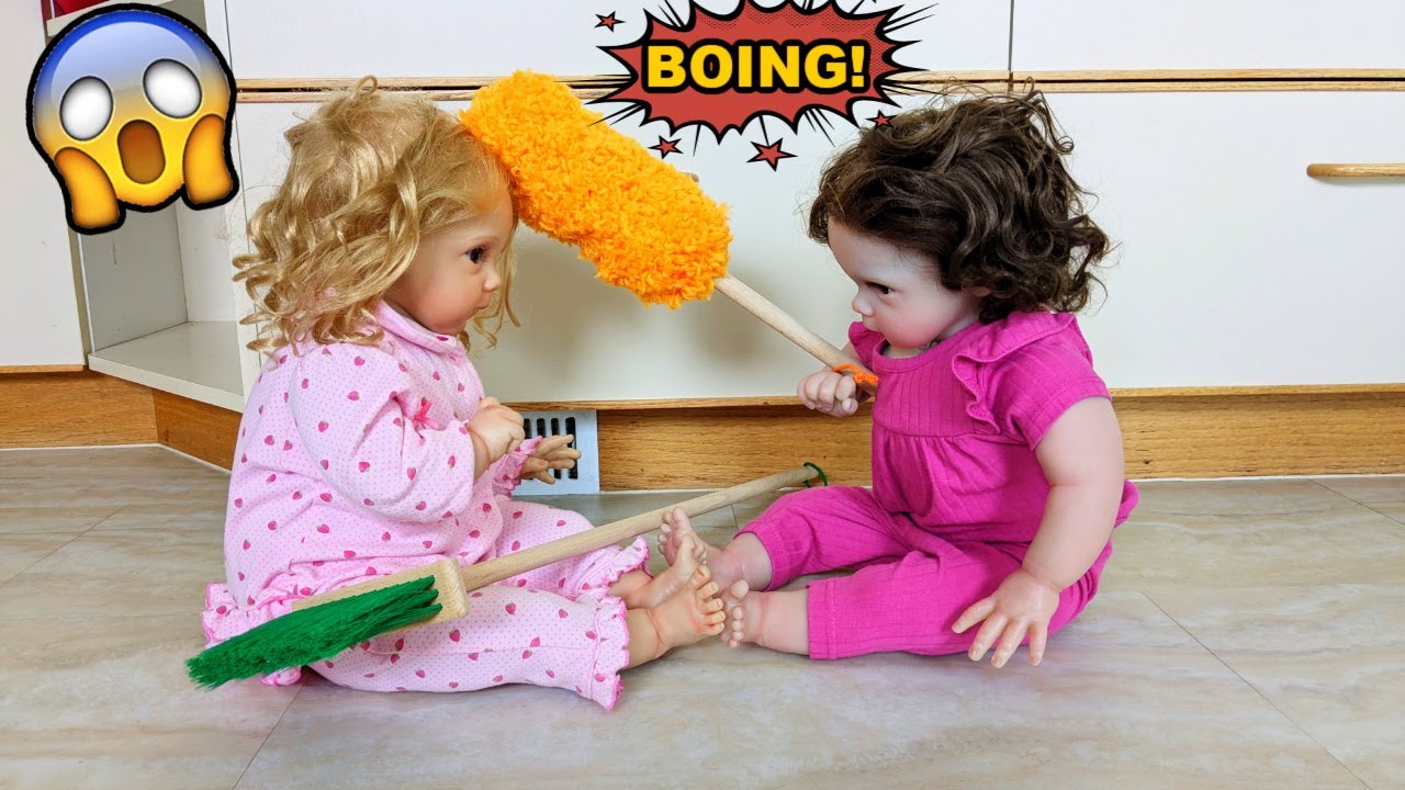 Reborn Sisters Fight Over House Chores Role Play Compilation