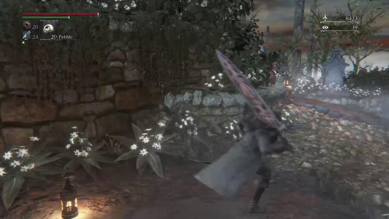 playing Bloodborne (happy new year)
