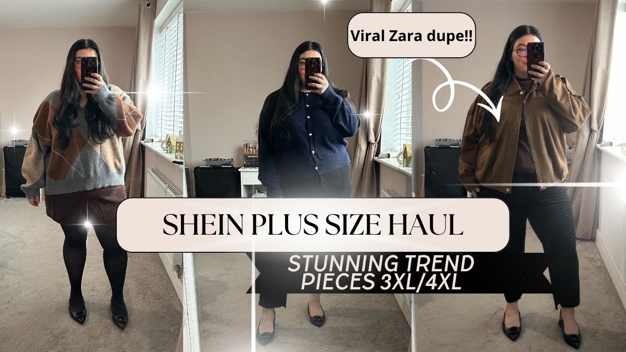 SHEIN FASHION TREND PIECES ВИДЕО БОЛЬШИХ РАЗМЕРОВ 3XL/4XL