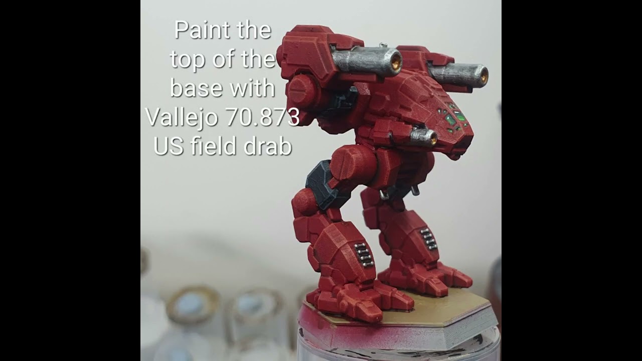 Battletech - How to paint Kell Hounds or Draconis Combine mechs