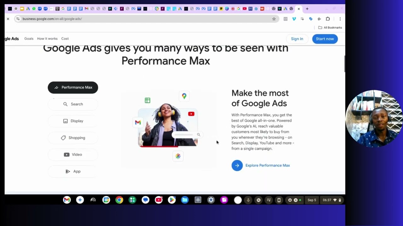 a Quick Tour of the Google Ads interface