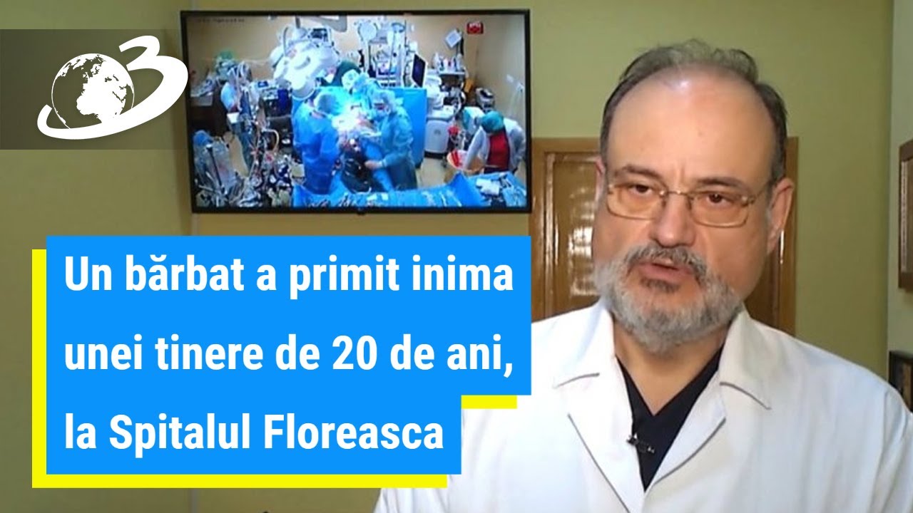 Un bărbat a primit inima unei tinere de 20 de ani, la Spitalul Floreasca din Bucureşti