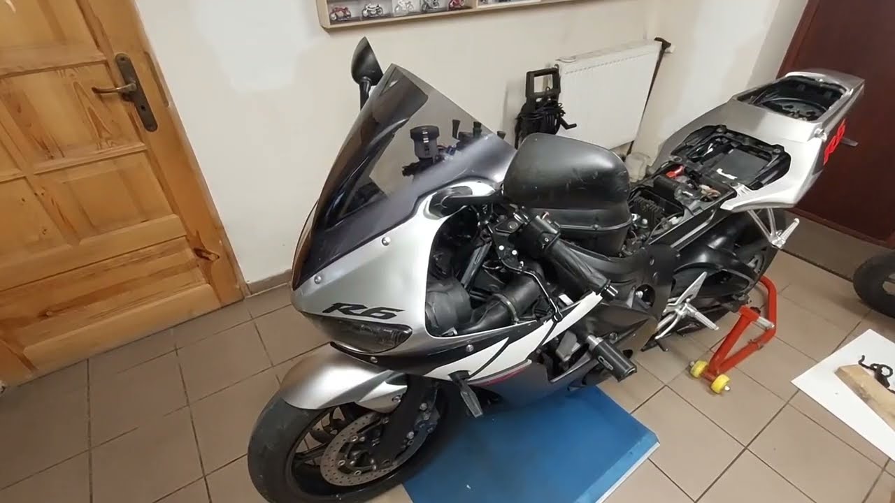 Yamaha YZF R6 2003, problem z pracą silnika.