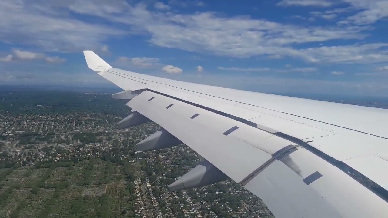 München (MUC) - New York (JFK) ✈️ Lufthansa LH410 Landeanflug + Landung / Approach + Landing