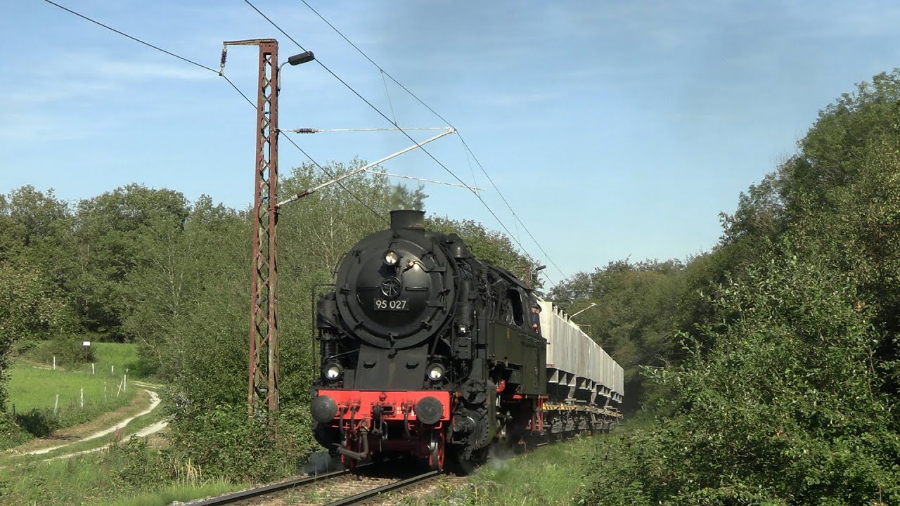 Brutaler Sound! | 95 027 mit Güterzug auf der Rübelandbahn (4K)