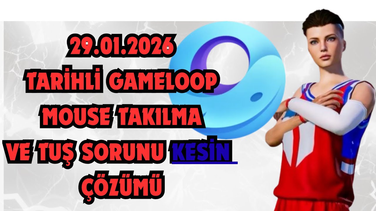 29.01.2026 TARİHLİ GAMELOOP MOUSE TAKILMA VE TUŞ SORUNU KESİN ÇÖZÜM | PUBG Mobile
