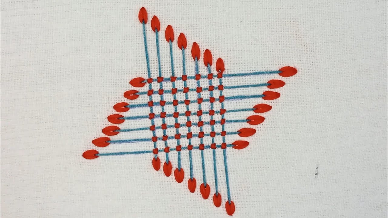 Beautiful Hand Embroidery Design | Quick Hand Embroidery Idea For Kurti, Shirt, Front etc. Kadhai