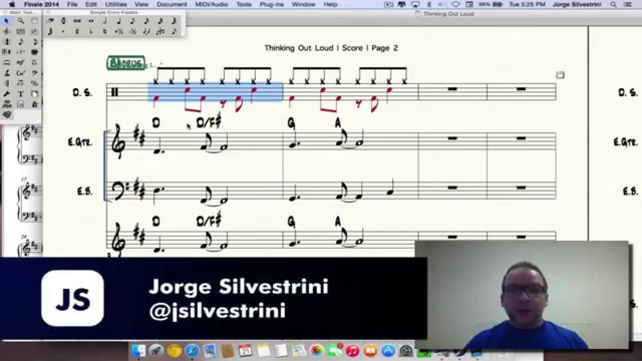 Cómo Escribir para la Batería (Drums) en Finale || Jorge Silvestrini