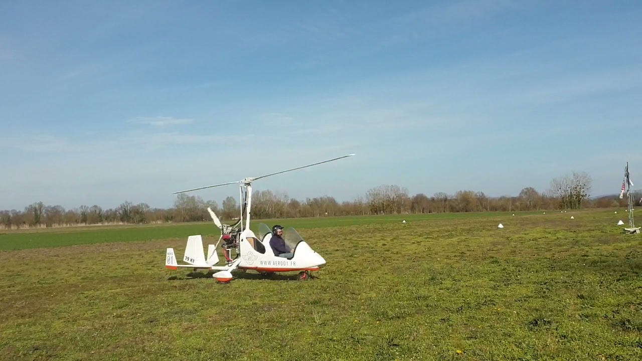 AERO 01 -  ULM autogire -instruction pilotage - Tour de Piste - laché - M16 tandem expert