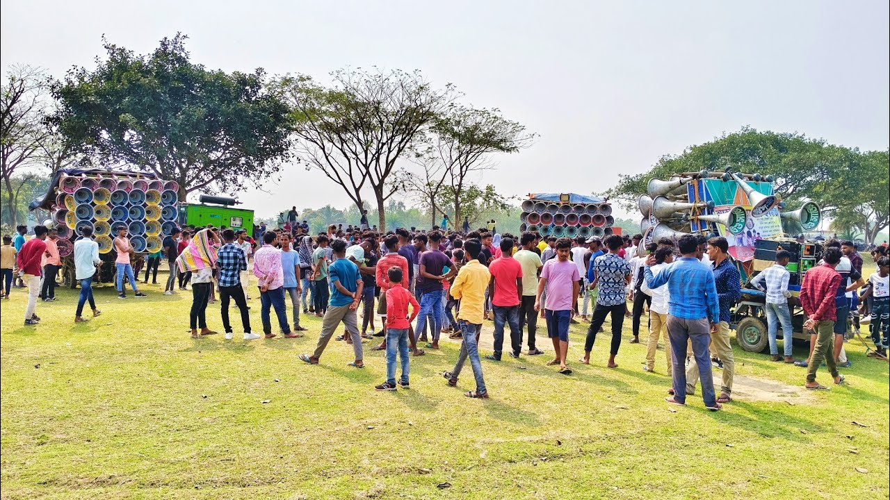 আজ এই প্রথমবার 2025 মোজাম সাউন্ড এর নতুন বক্স VS বাপি সাউন্ড এর নতুন বক্স বিরাট কম্পিটিশন আরোই