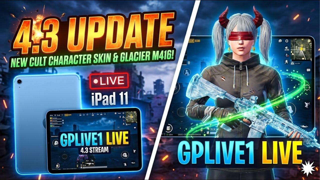 BGMI 4.3 Update: Evolving Universe I paid 11 is Here, (GP LIVE1